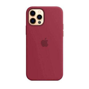 Защитная панель AnySmart Silicone Case Plum для iPhone 12 Pro Max OEM (без MagSafe)