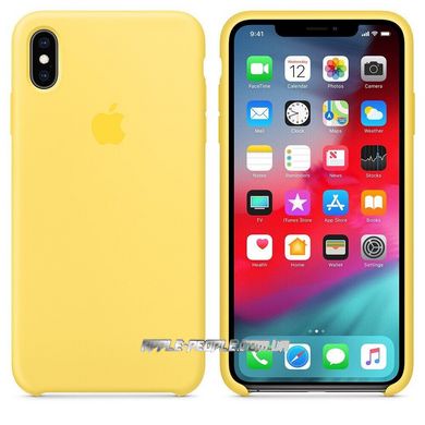 Силиконовый чехол Apple для iPhone XS Max Silicone Case Canary Yellow (MW962)