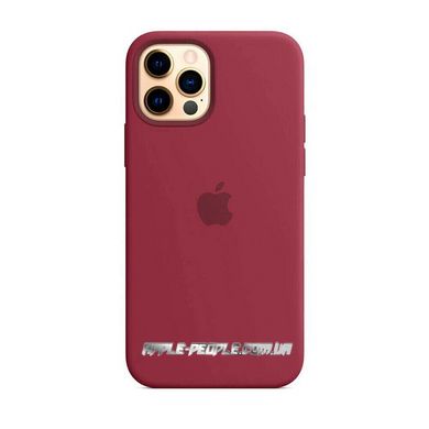 Защитная панель AnySmart Silicone Case Plum для iPhone 12 Pro Max OEM (без MagSafe)