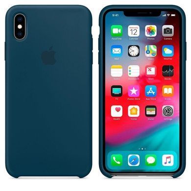 Силиконовый чехол-накладка-накладка AnySmart для iPhone XS Max Silicone Case Pacific Green