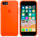 Силиконовый матовый чехол Apple для iPhone 8 / 7 Silicone Case - Spicy Orange (MR682LL/A)
