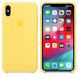 Силиконовый чехол Apple для iPhone XS Max Silicone Case Canary Yellow (MW962)