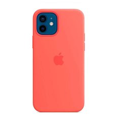 Cиликоновый чехол AnySmart Silicone Case MagSafe Pink Citrus для iPhone 12 mini (OEM)