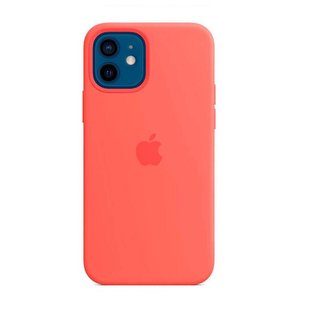 Защитная панель AnySmart Silicone Case MagSafe Pink Citrus для iPhone 12 mini (OEM)