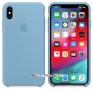 Силиконовый чехол-накладка для Apple iPhone XS Max Silicone Case Cornflower (MW952)