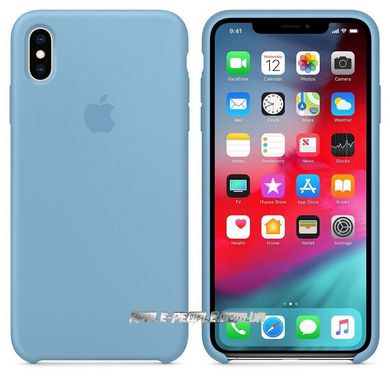 Силиконовый чехол Apple для iPhone XS Max Silicone Case Cornflower (MW952)