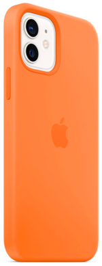 Силиконовый чехол Apple Silicone Case with MagSafe Kumquat для iPhone 12 | 12 Pro (MHKY3)