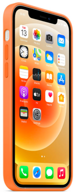 Силиконовый чехол Apple Silicone Case with MagSafe Kumquat для iPhone 12 | 12 Pro (MHKY3)