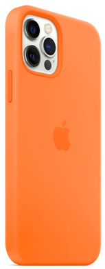 Силиконовый чехол Apple Silicone Case with MagSafe Kumquat для iPhone 12 | 12 Pro (MHKY3)