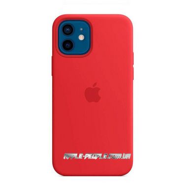 Защитная панель AnySmart Silicone Case MagSafe (PRODUCT) RED для iPhone 12 mini (OEM)