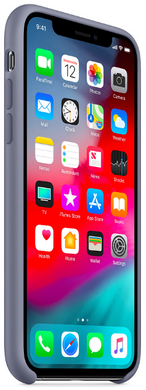 Силиконовый чехол-накладка для Apple iPhone X / XS Silicone Case - Lavender Gray (MTFC2ZM/A)