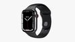 Apple Watch Series 7 41mm Midnight Aluminum Case with Midnight Sport Band MKMX3