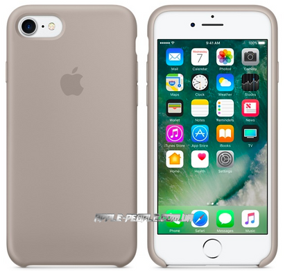 Панель для Apple iPhone 8 / 7 Silicone Case - Pebble