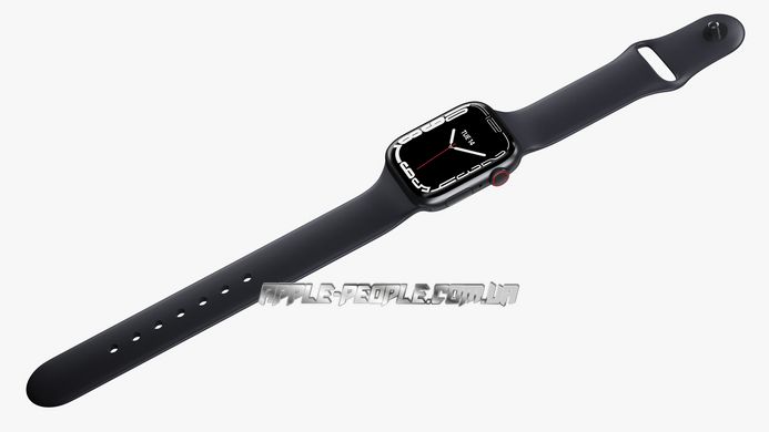 Apple Watch Series 7 41mm Midnight Aluminum Case with Midnight Sport Band MKMX3