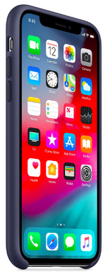 Панель AnySmart для iPhone X / XS Silicone Case - Midnight Blue (MRW92ZM/A)