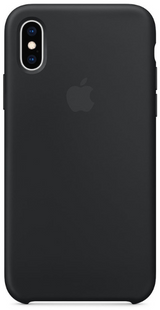 Силиконовый чехол-накладка для Apple iPhone X / XS Silicone Case - Black (MRW72)