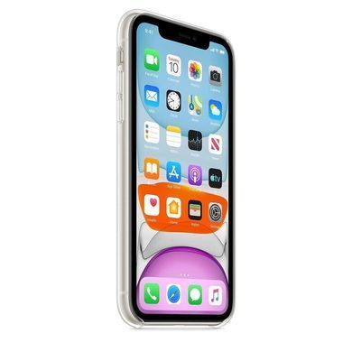 Прозрачный силиконовый чехол Clear Case для Apple iPhone 11