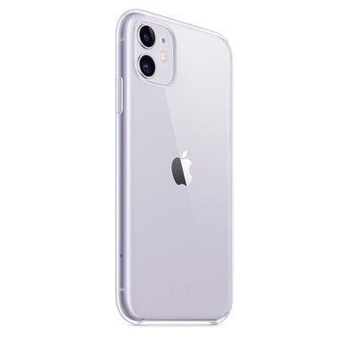 Прозрачный силиконовый чехол Clear Case для Apple iPhone 11