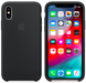 Силиконовый чехол Apple для iPhone X / XS Silicone Case - Black (MRW72)